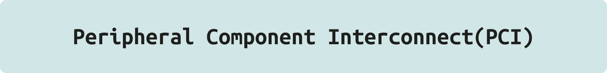 PCI